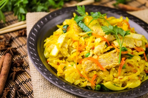 Dolphin kottu made with canned fish
