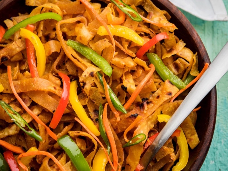 Kottu roti served at international Sri Lankan restaurants